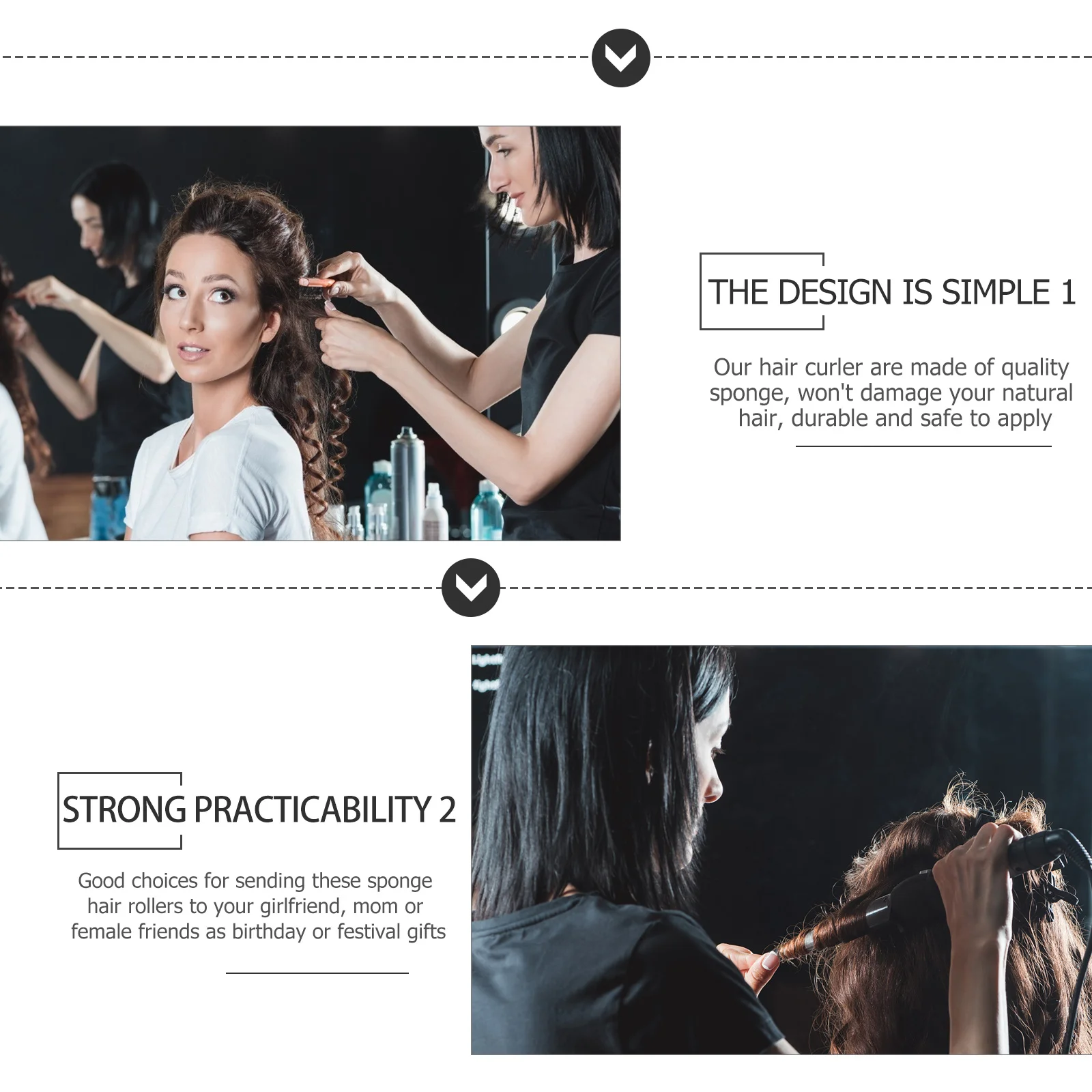 

10 шт., бигуди для сна для женщин, простой в использовании инструмент для укладки волос своими руками для красивых волн, кудри, губка для завитков, палочки для завитков