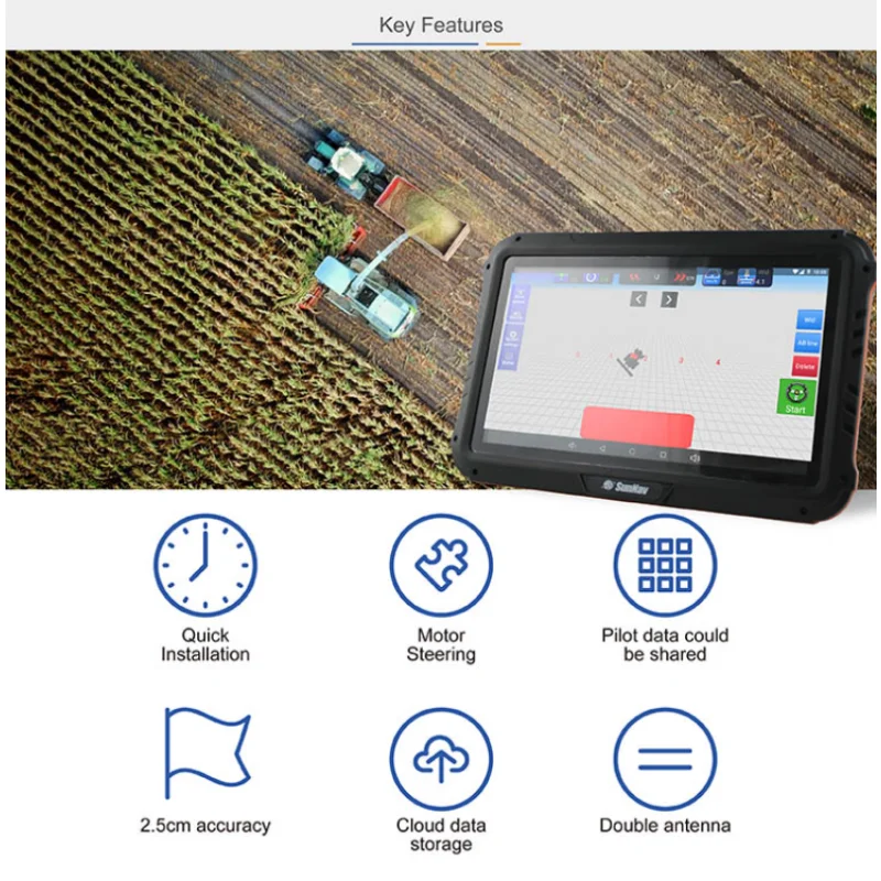 Auto Steering system GPS FieldPilot Pro Auto Steering System AG300 Model For Tractor Navigation Steering System