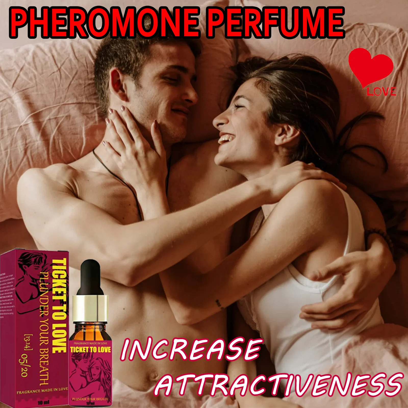 Perfume con Feromonas Fuertes, Aumenta la Confianza, Fragancia Duradera, Colonia con Feromonas Sexy para Hombres y Mujeres, para Citas Nocturnas*66y