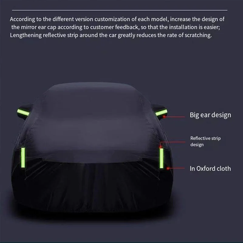For Polestar 2 Outdoor Protection Full Car Covers Snow Cover Sunshade Waterproof Dustproof Exterior Car accessories