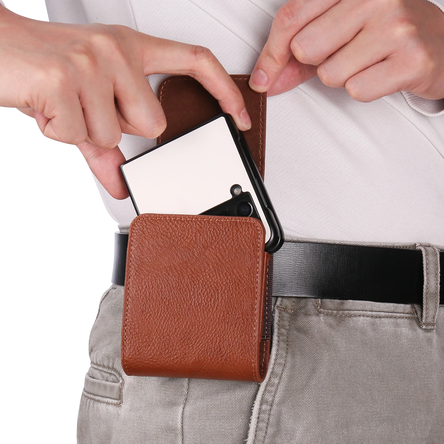 Leather Belt Clip C… - image