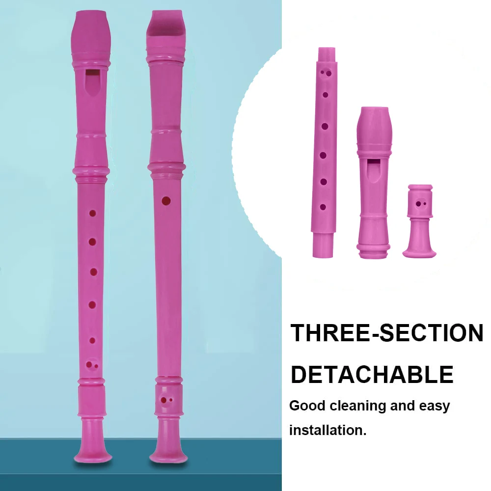 مسجل سوبرانو G أداة رئيسية للمبتدئين 8 فتحات الناي مع قضيب التنظيف ABS الموسيقى الناي الراتنج آلة موسيقية #3