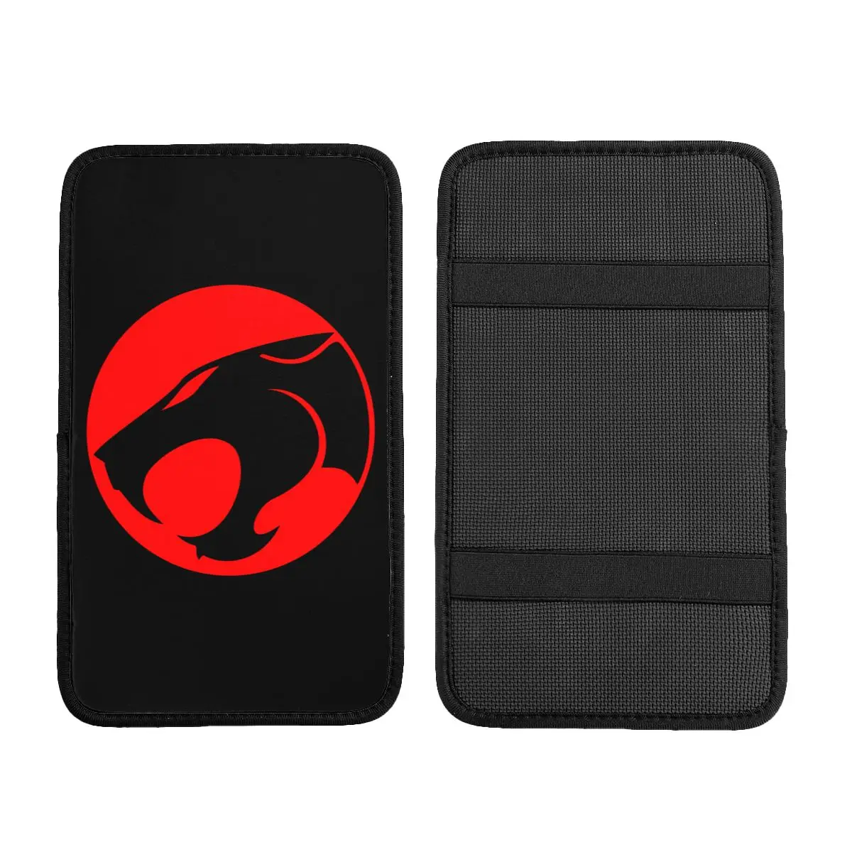 Custom Cartoon Anime Thundercats Center Console Pad Box Car Armrest Cover Mat Universal Breathable Interior Cushion Storage Box