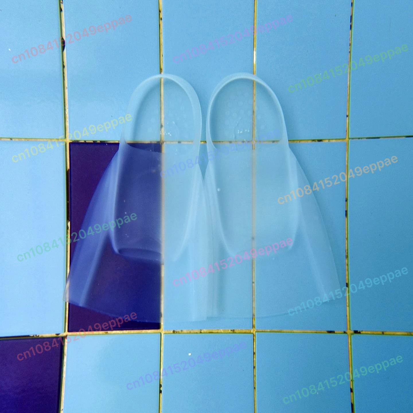 زعانف سباحة من السيليكون الشفاف بالكامل - تصميم قصير مطور لعام 2026 للغطس والسباحة واللفة، طفو محايد #5