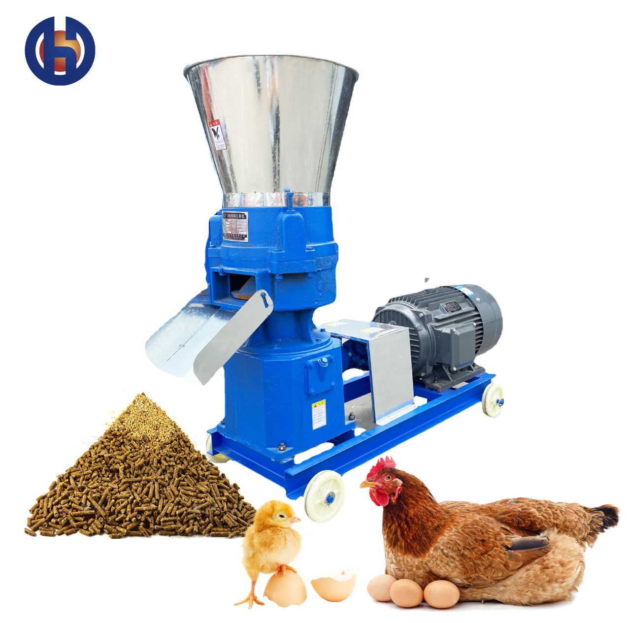 

Liyang HY New Condition Mixers and Pellet Mills Chicken and Cattle Feed Makers for Animal Feeds