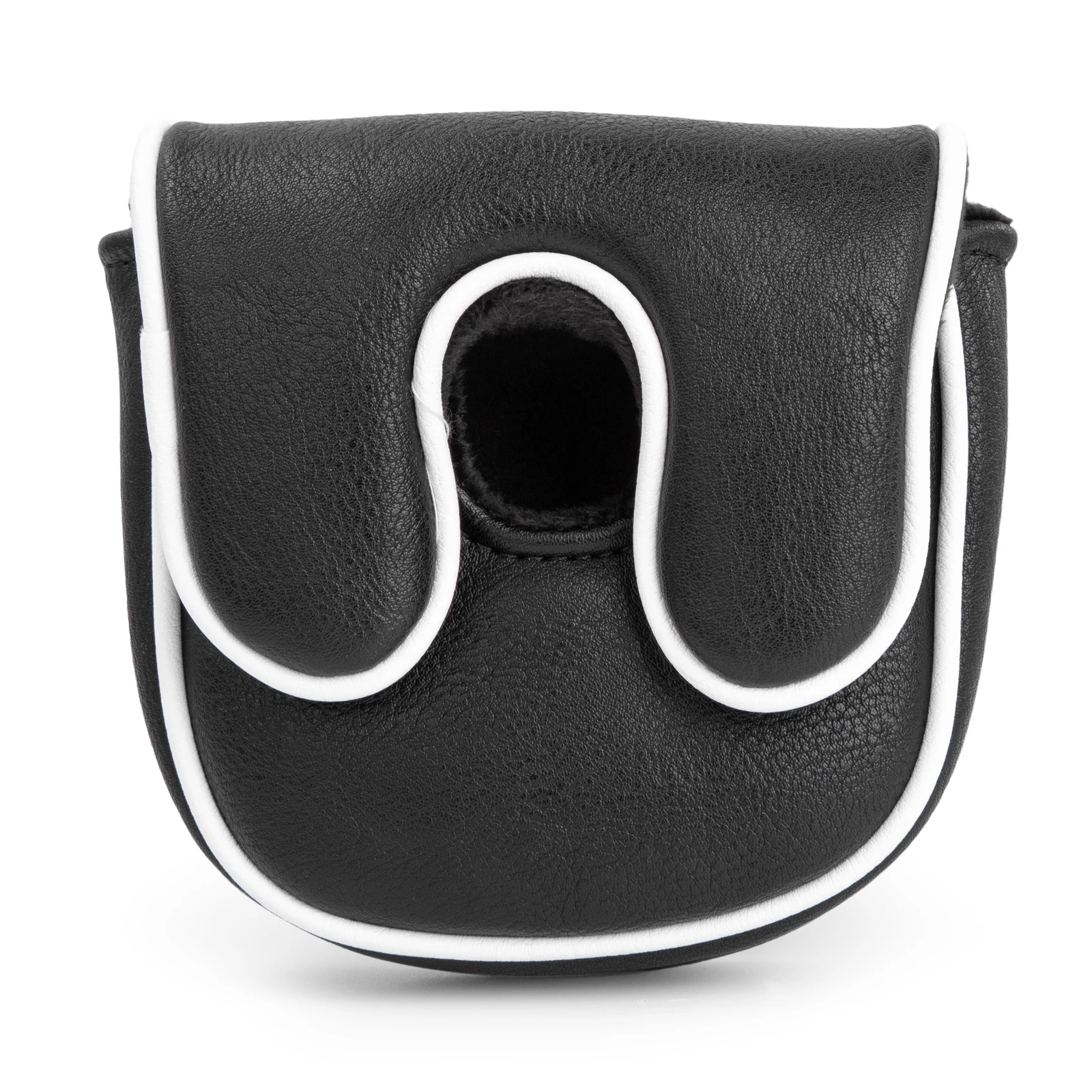 Black Premium Leather Golf DF3 Mallet Headcovers for DF3 Putter with Magnetic Closure