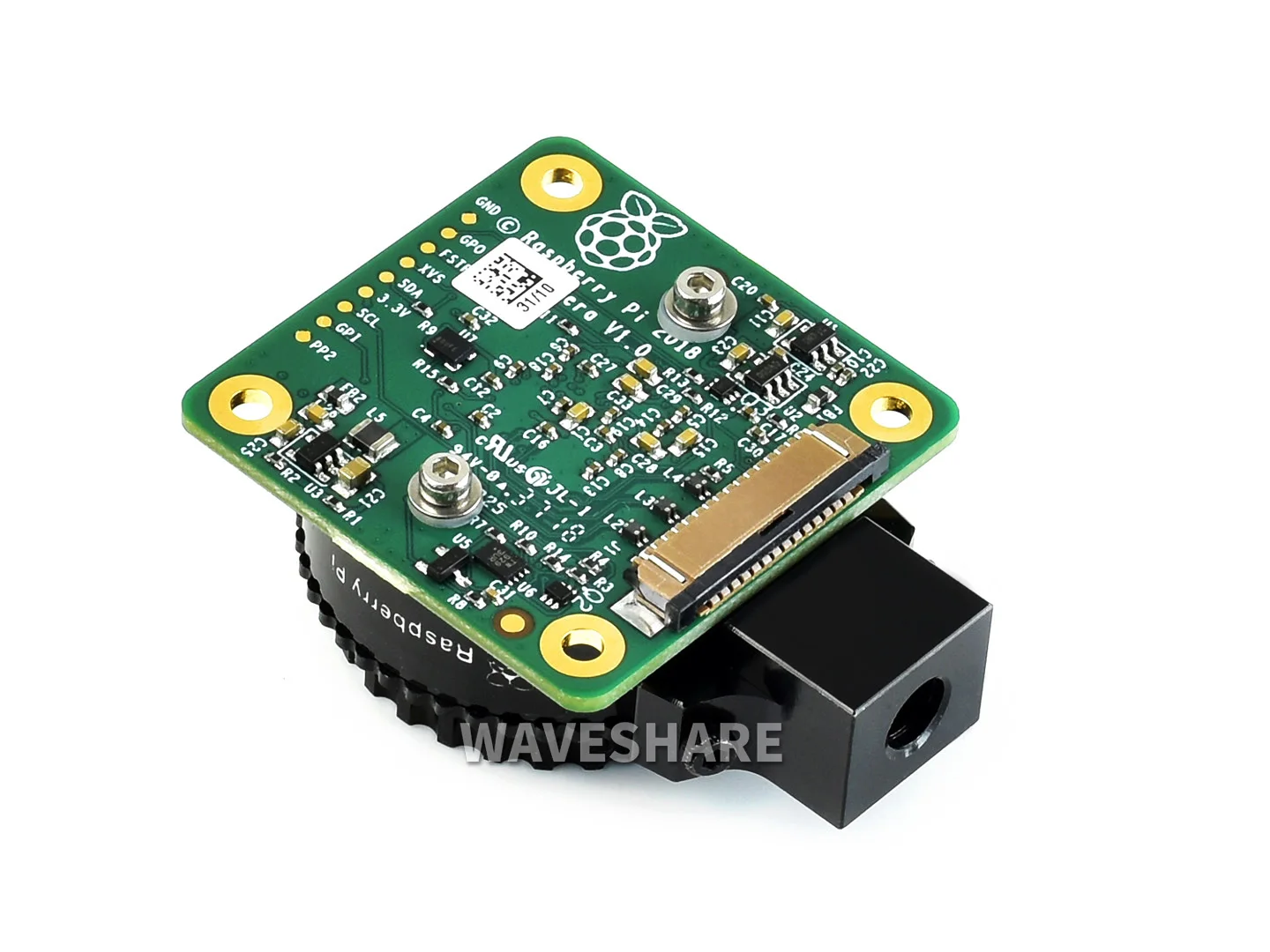 كاميرا Raspberry Pi HQ بمستشعر IMX477 بدقة 12.3 ميجابكسل مع عدسة تثبيت C/CS تدعم التصوير الفوتوغرافي والفيديو منخفض الإضاءة