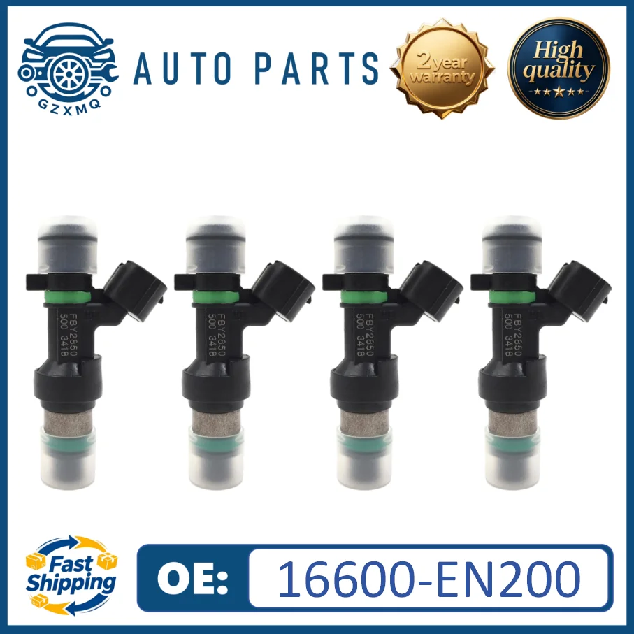 4pcs 16600-EN200 Fuel Injectors For Nissan Versa Cube Sentra NV200 2007-2014 #FBY2850 FJ1056 2971006