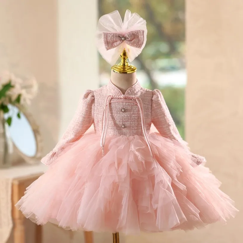 

Высококачественное детское вечернее платье для выступлений на фортепиано, платья для дня рождения для девочек, A4858 Vestidos, платья подружки невесты