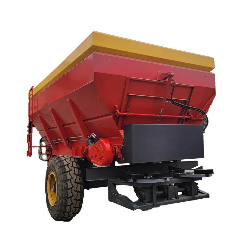 Chicken Manure Stainless Steel Fertilizer Spreader Tractor Organic Fertilizer Spreading Machine Manure Muck Spreaders