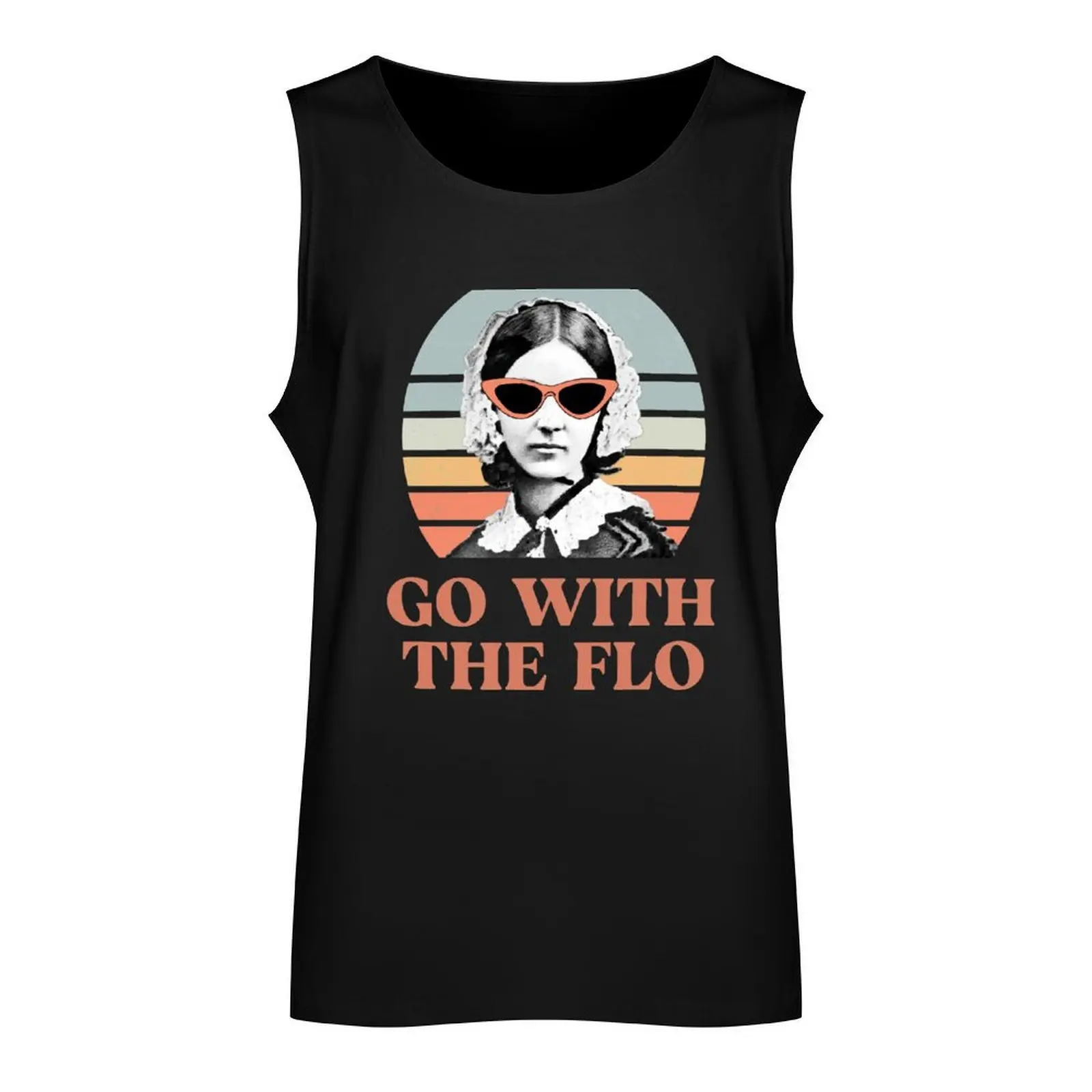 Nurse practitioner- florence nightingale go with the flo Design Tank Top Men's clothing T-shirt sports Men's vest Vests