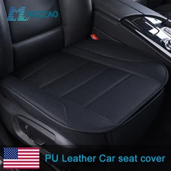 Ultra-Luxury Car Seat Protection Single Seat Without Backrest PU Senior Leather Car Seat Cover For Most Four-Door Sedan&SUV