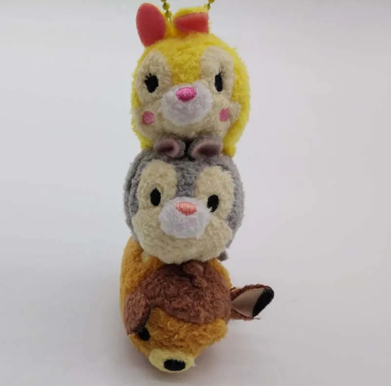 Disney Tsum Plush Keychain Miss Bunny Tonsuke Bambi