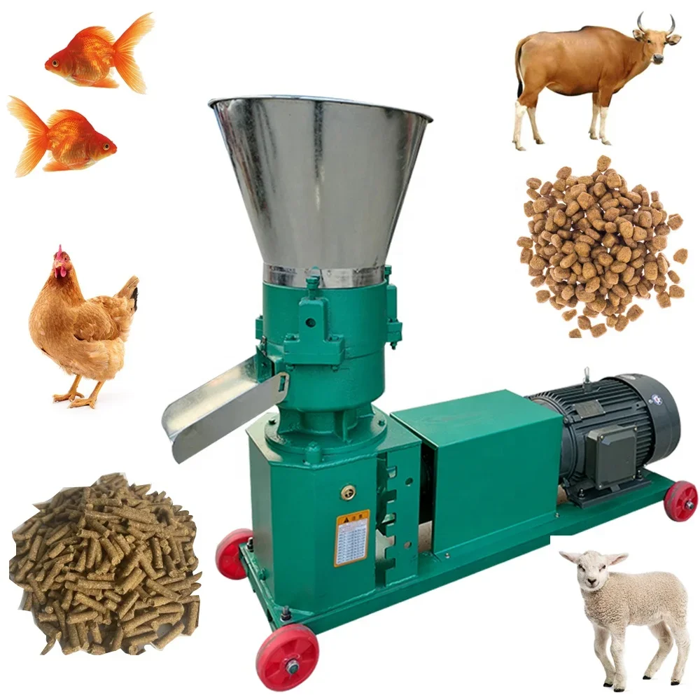 

Animal Feed Making Machine Cattle Fish Cow Pig Chicken Poultry Feed Pellet Machine Feed Processing Machines