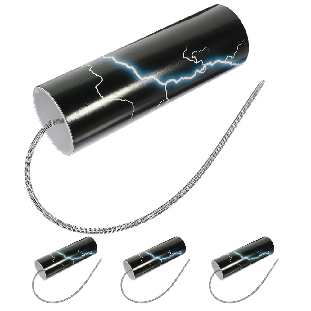 

4 Sets Thunder Drum Spring Drum Noise Maker Fun Musical Percussion Instrument for Party Kids Creative Music Enlightenment