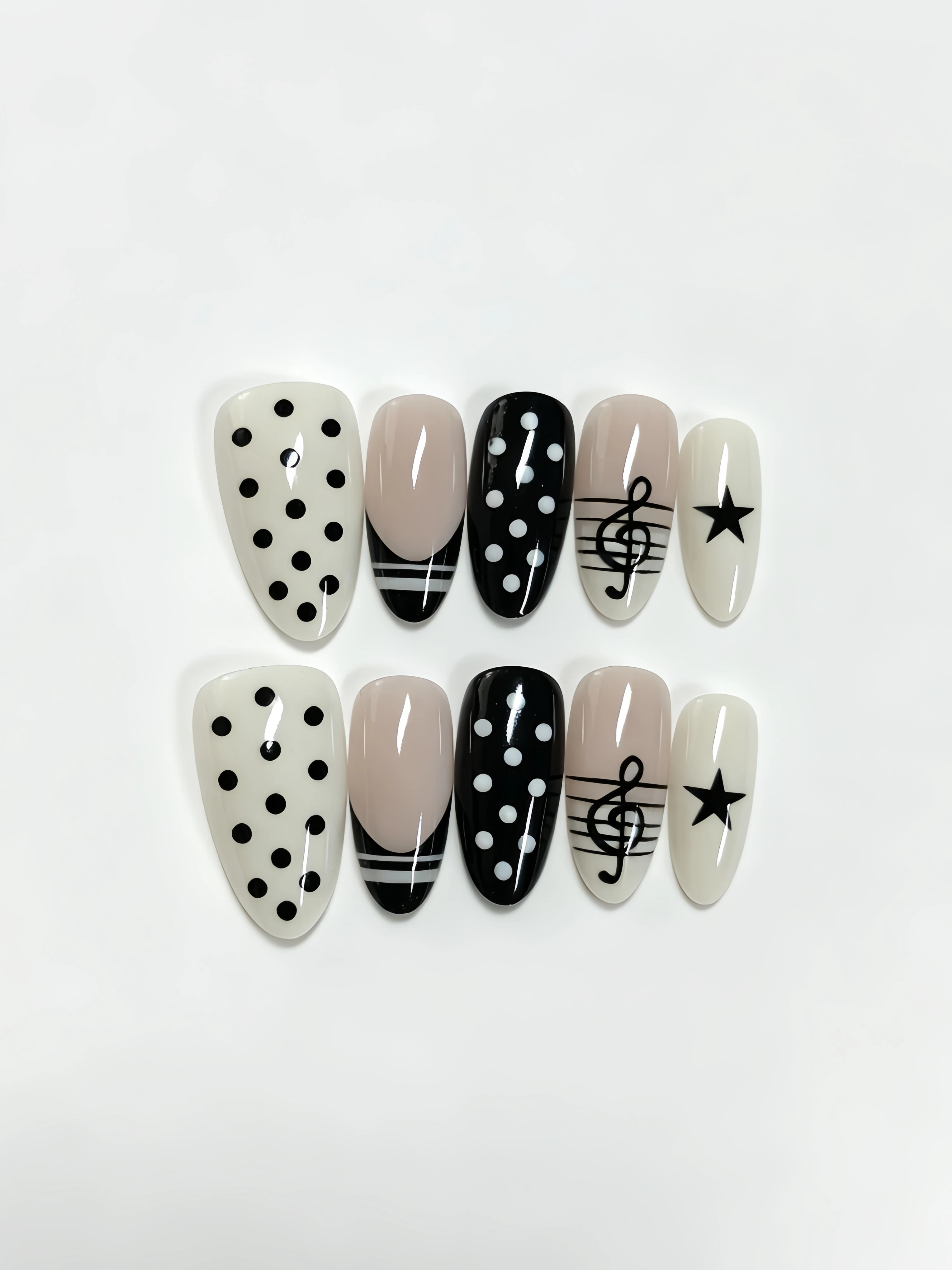 Conjunto de 10 Unhas Postiças  - Nail Art Foto avaliação e preço