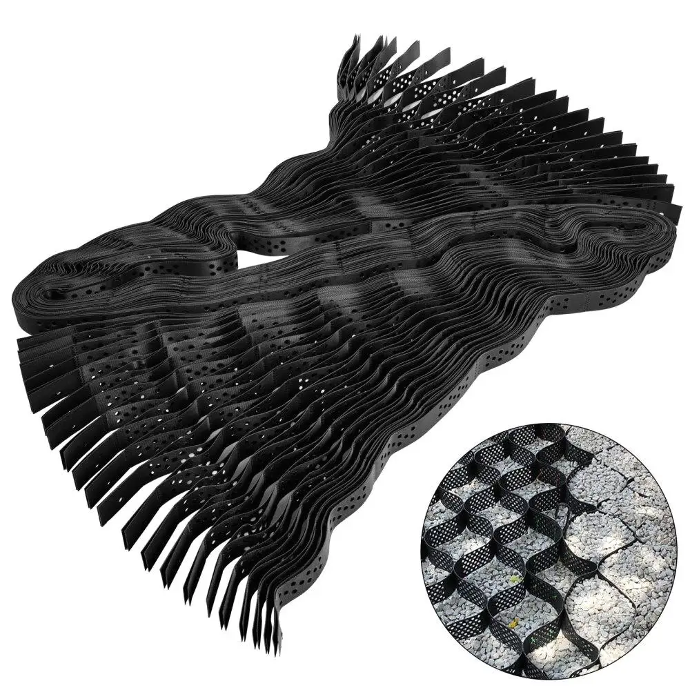 

Heavy Duty Geo Grid 9x17ft 2 Inch Thick HDPE for Driveways and Gardens