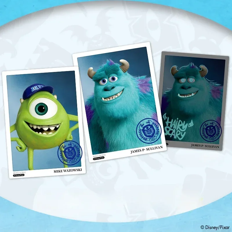 Card Fun Disney Monsters University Commemorative Edition Collection Card Pixar Movie Craze Anime Peripheral Cards Gifts Toys