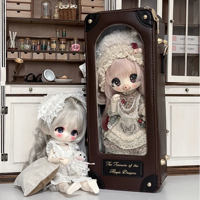 Original Kawaii Y2k 6 Points Bjd Baby Doll Bag Students Cute Doll Collection Bag Portable Crossbody Shoulder Bjd Shoulder Bags