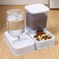 Automatic Cat Feeder Water Dispenser Anti-Overturning Cat Water Bowl Pet Bowl for Cats Dogs Large Capacity Dog Food Water Bowl