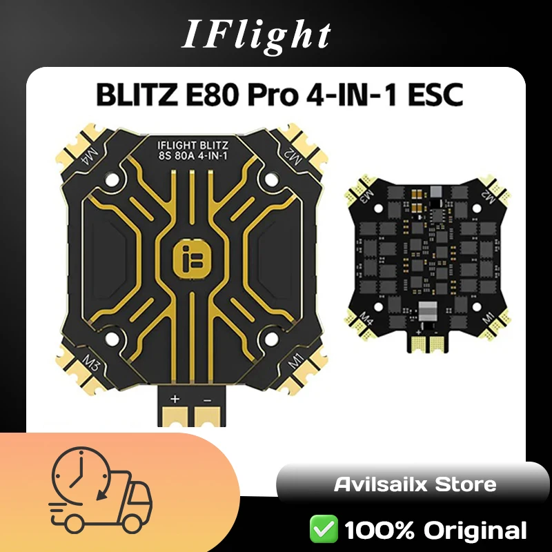 

IFlight BLITZ E80 Pro 4-IN-1 ESC Mount pattern for FPV X8 V3 O3 6S HD Cinematic Multirotor Taurus X8 Pro O3 8S HD Cinelifter