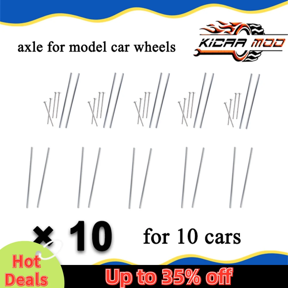 1/64 Model Car Wheels Axle For Hot Wheels Replacement Parts for Hotwheels Matchbox Tomica Diecast Model Toys (10 Sets)