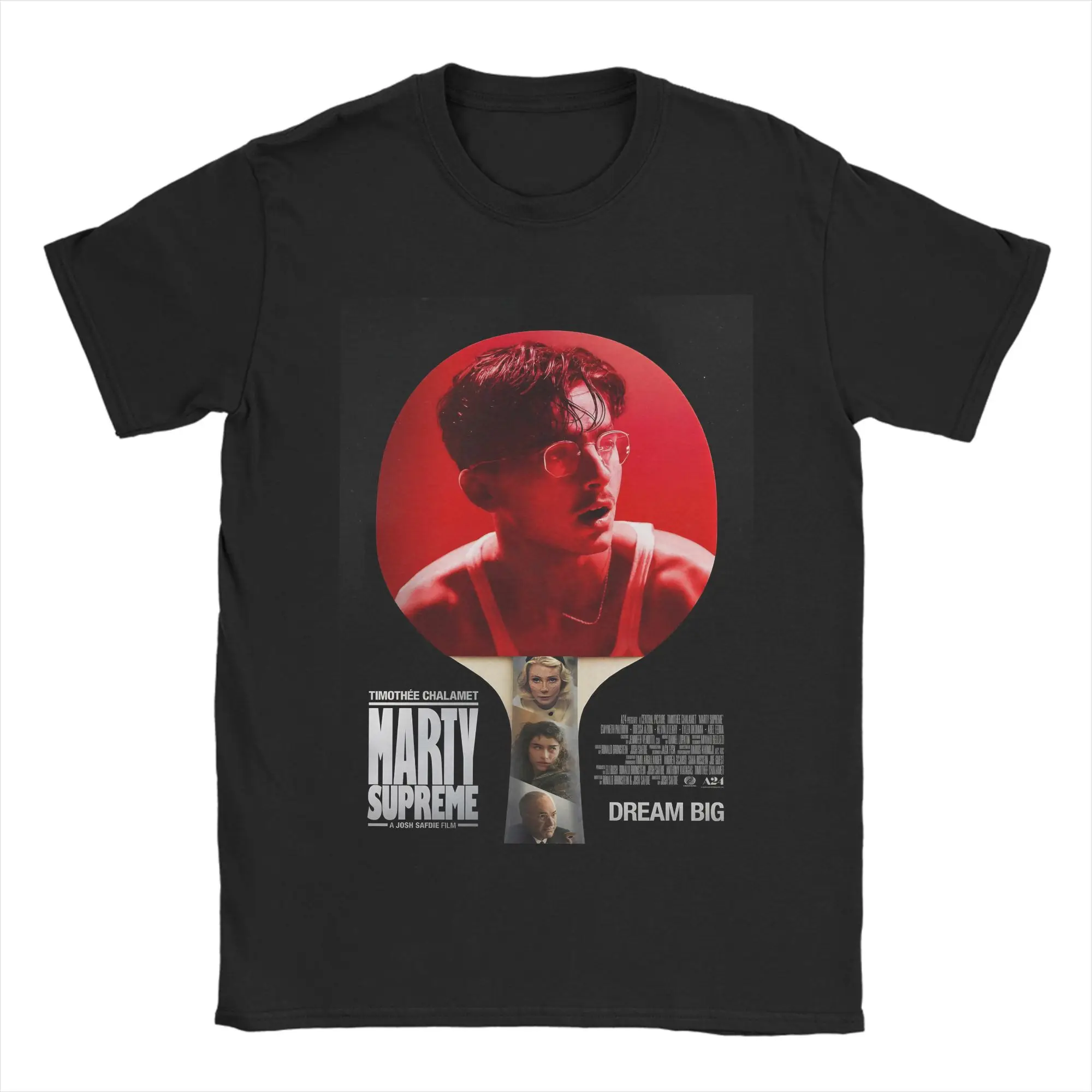 Marty Supreme  Ping Pong Movie T-Shirts for Men Women  Funny Cotton Tee Shirt Round Neck Short Sleeve T Shirt Gift Idea Clothes