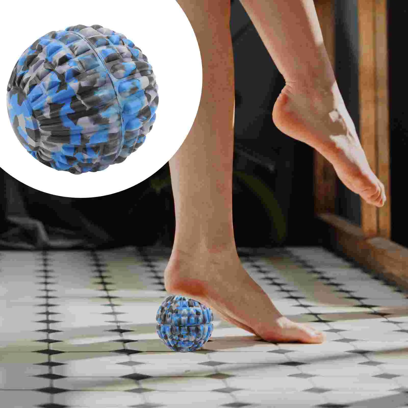 

Camouflage Stripe Foot Plantar Massage Ball Fitness Training Ball Muscle Relaxation Accessary EVA Yoga Ball Tools