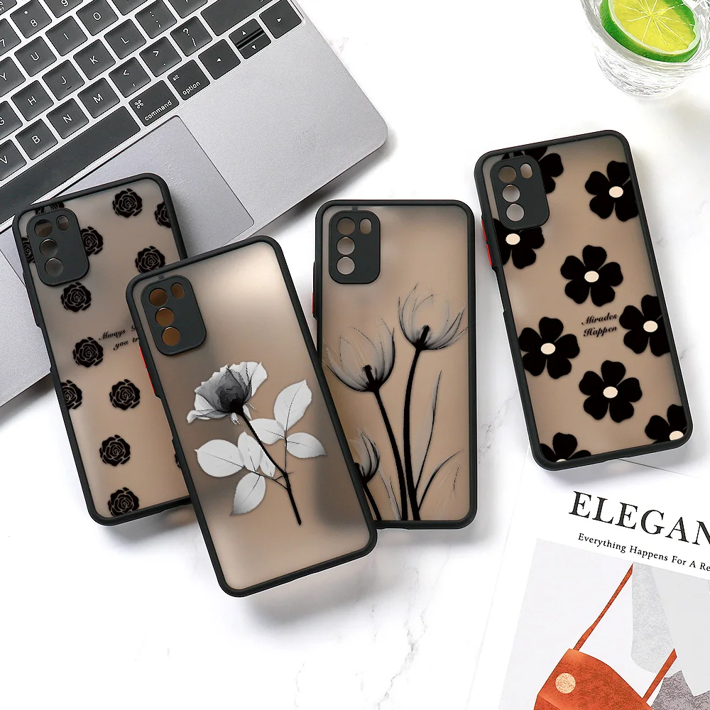 

Vintage Rose Flower Phone Case For Oppo Realme 9 8 Pro C25 C25S C21 C21Y C25Y Case A72 A53 A53S A95 A33 Reno 7 Pro Matte Cover