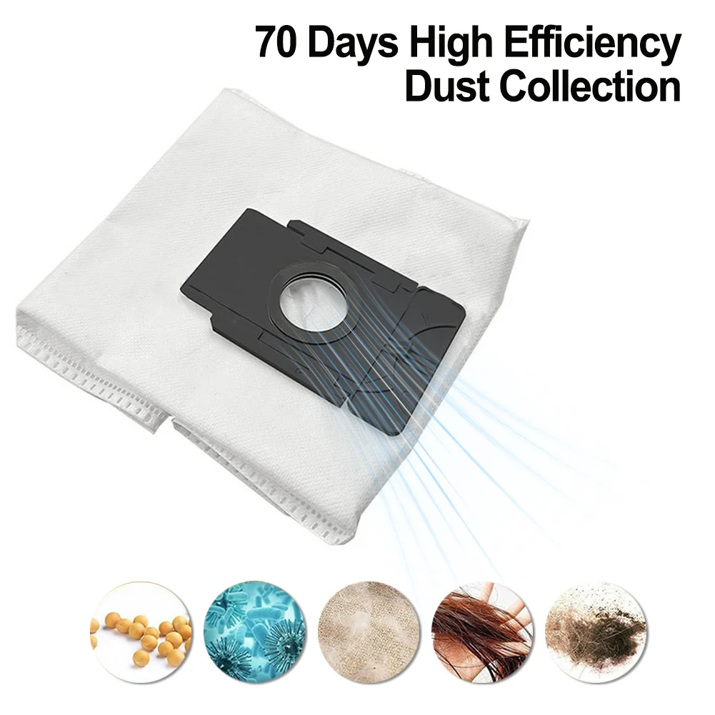 

Фильтрующие мешки для робота-пылесоса, ежедневная уборка, гигиенический уход за полом, 10 шт. пылесборных мешков для Polaris PVCRDC 6002