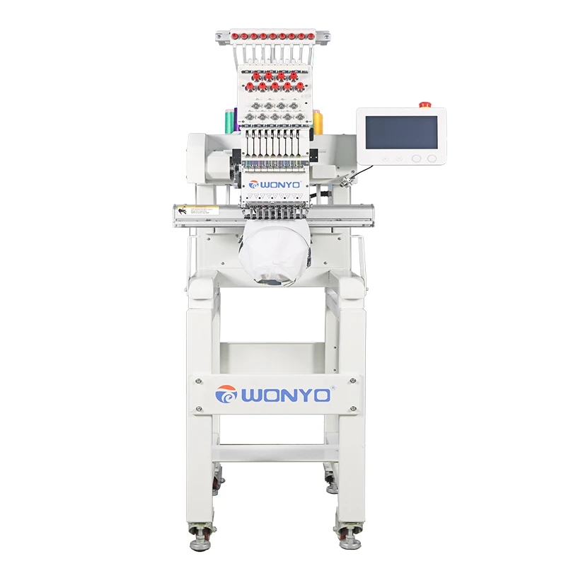 WONYO Portable Single Head 9 Needle Embroidery Machine Is As Good As Japan Machine Support Free Training