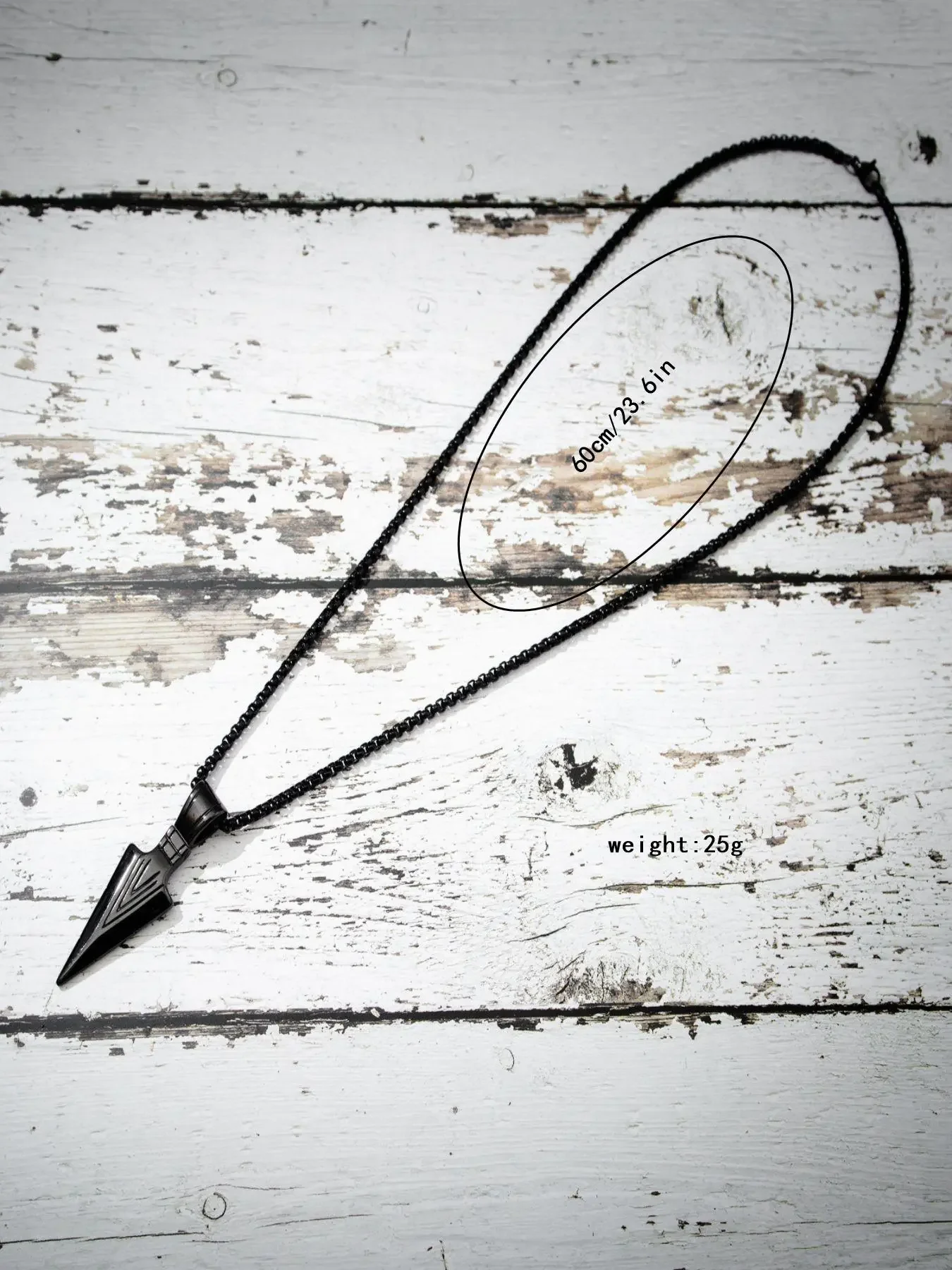 Punk Style Arrow Design Engraved Detail Pendant Necklace, Stainless Steel Necklaces, Stainless Steel Jewelry for Party, Daily Clothing Decor, Trendy All-match & Exquisite Chain Jewelry for Birthday Gift