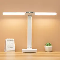 LED Desk Lamp 3 Levels Dimmable Touch Night Light USB Rechargeable Eye Protection Foldable Table Lamp For Bedroom Bedside Readin