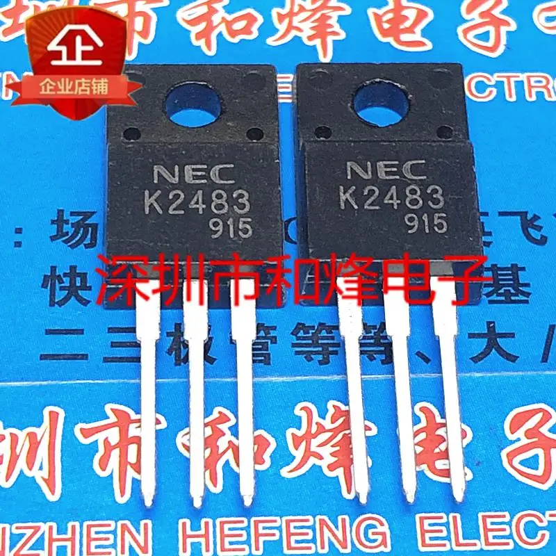 5 pces-10 pces k2483 2sk2483 TO-220F 900v 3.5a novo e original em estoque