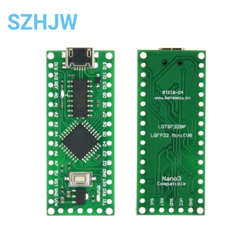 LGT8F328P-LQFP32 MiniEVB TYPE-C MICRO USB Compatible With ATMEGA328 Nano V3.0 LGT8F328P CH9340C / HT42B534-1 SOP16 For Arduino