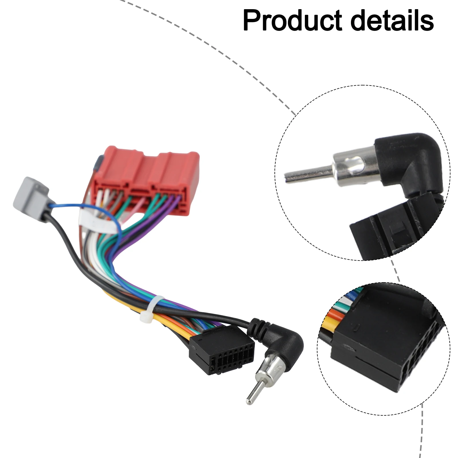 Car Cable Car Radio Harness Quick Use Feature Reliable Performance Waterproof Design For Mazda 3 For Mazda 5 Car