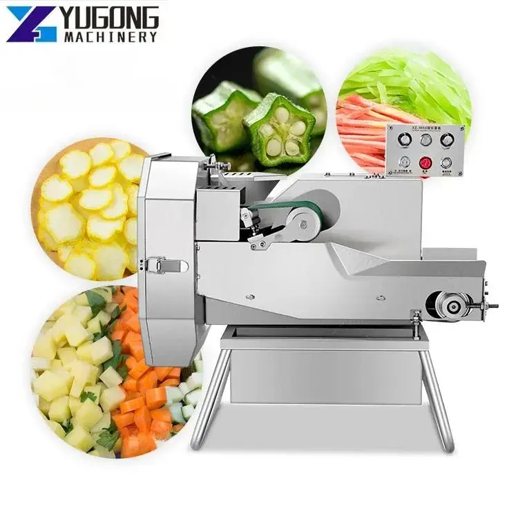 YG Multifunctional Vegetable Cutter Electric Vegetable Slicer Shredder Machine Commercial Vegetable Cutting Shredding Machine