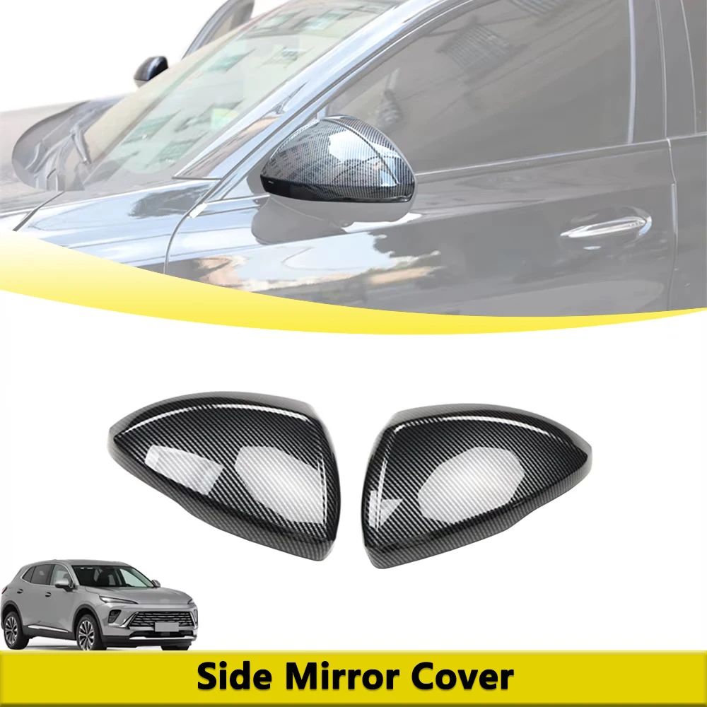 

Rearview Side Mirror Decoration Cover Trim for Buick Envision S PLUS 2020-2025 Carbon Fiber Car Styling Exterior Accessories ABS