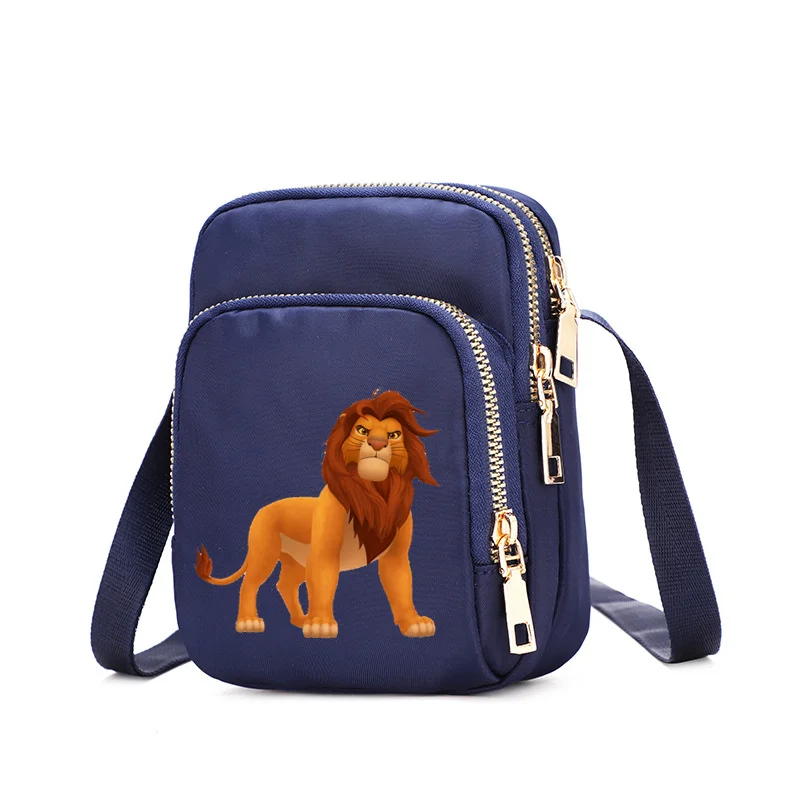 2024 Disney Cartoon Lion King Simba Women\'s Shoulder Bag Anime Handbag Female Handbags Women\'s Casual Commuting Crossbody Bag