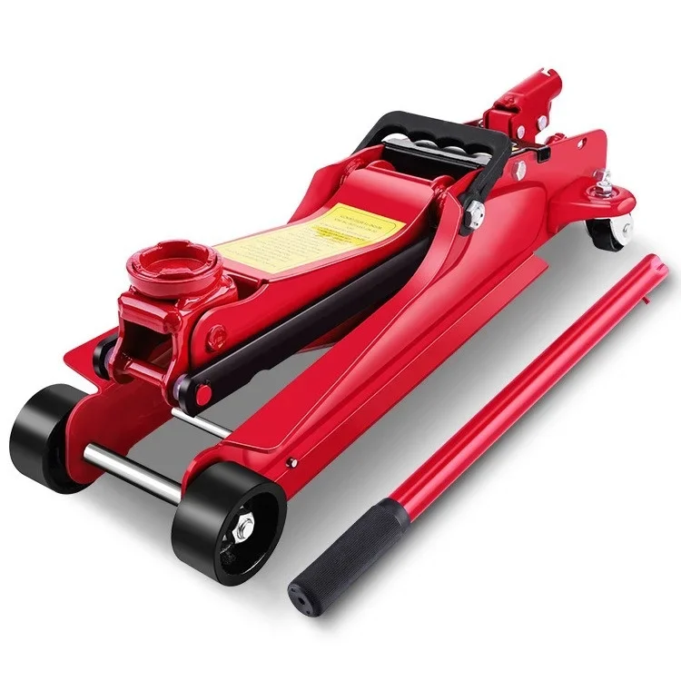 Heavy Duty 3 Ton Extended Double Pump Truck Jack Steel Hydraulic 460mm Horizontal Extension Tire Replacement