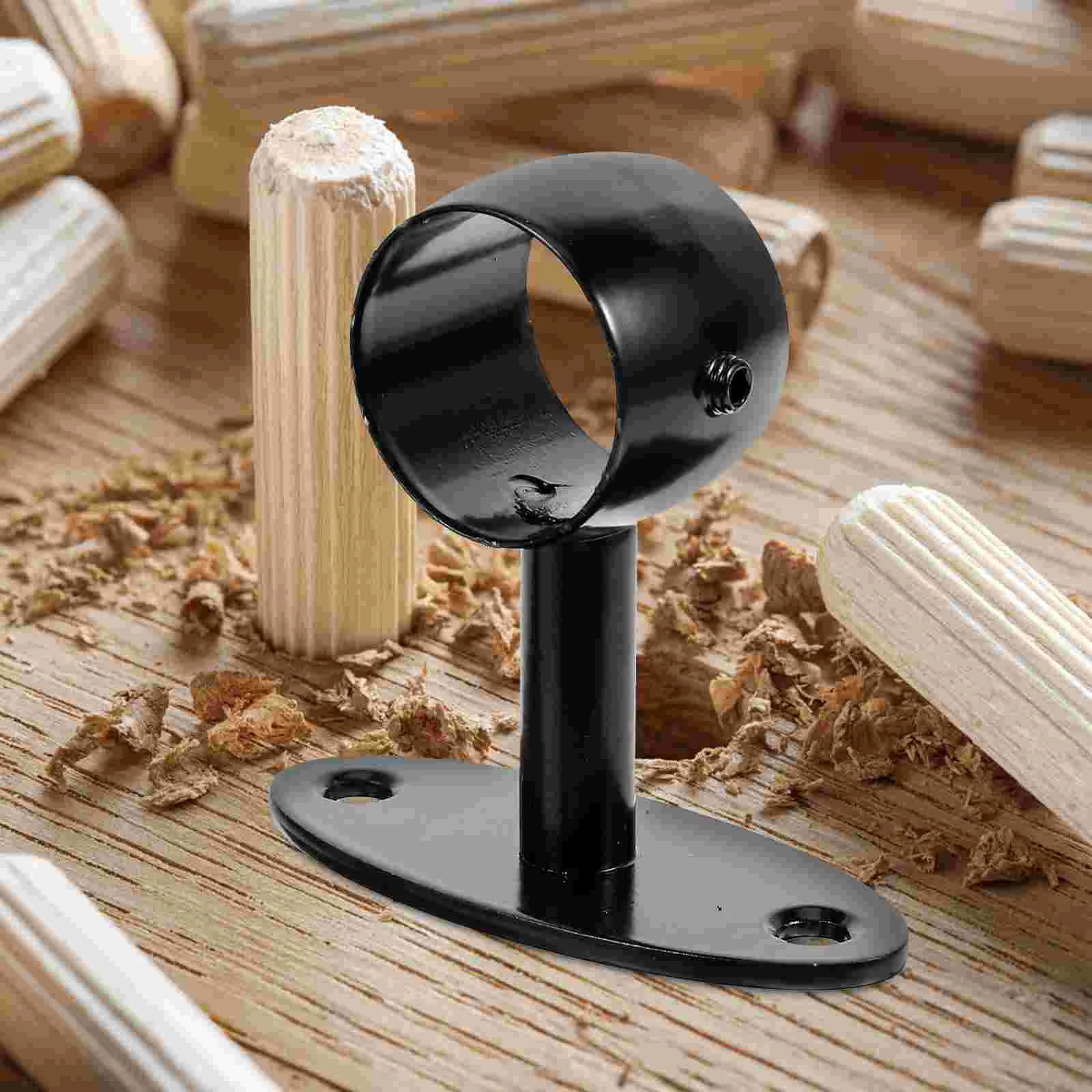 2 Pcs Stainless Steel Handrail Support Bracket Wall Mount Stair Railing Brackets Banister Holders Rail Accessories Hardware