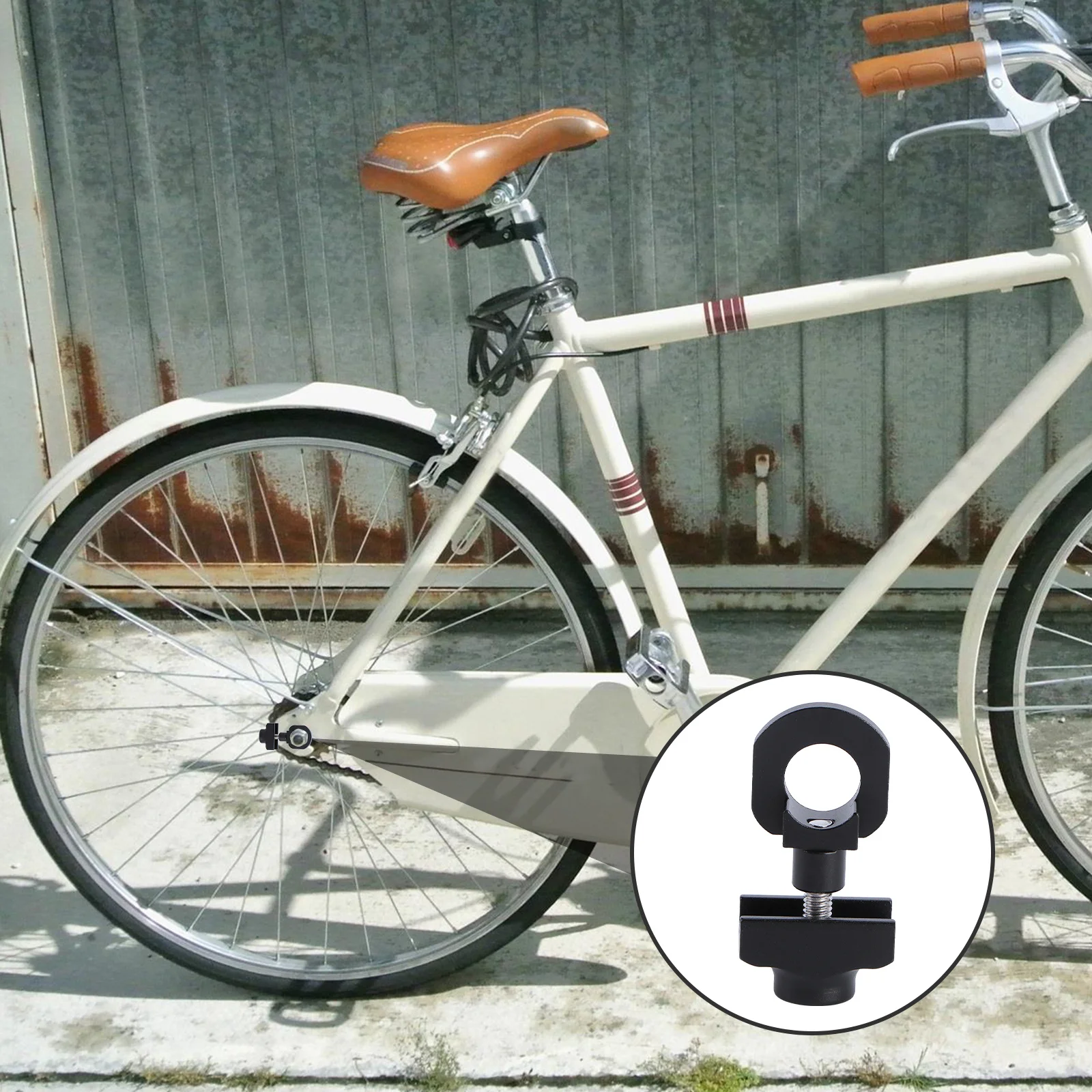 

Aluminum Alloy Chain Adjuster Tensioner Bolt Black for Single Speed Fixie Bike Prevent Rear Wheel Slip Chain Tensioner