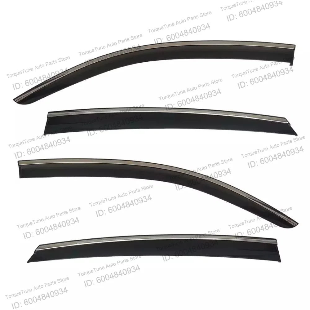 In Channel Direct Fit Window Visor Wind Deflector For RENAULT DACIA DUSTER 2024 2025 Premium Rain Guard Vent Shades