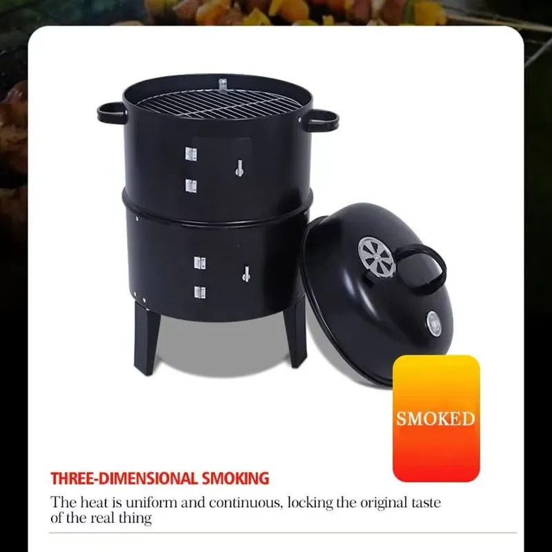 Indoor barbecue Small courtyard Hanging stove Roast duck stew Bacon bucket