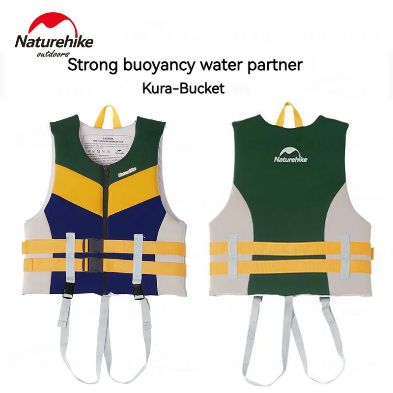 

Naturehike Life Jacket Buoyancy Vest Floating Lifeguard Safety Garment for Kid Adult Sport Swimming Boating Drifting Skiing Surf