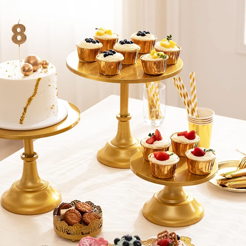 

Cake Stand Home Party Dessert Table Display Rack Dessert Cake Tray Cold Meal Tea Break Table Afternoon Tea Center Rack Metal