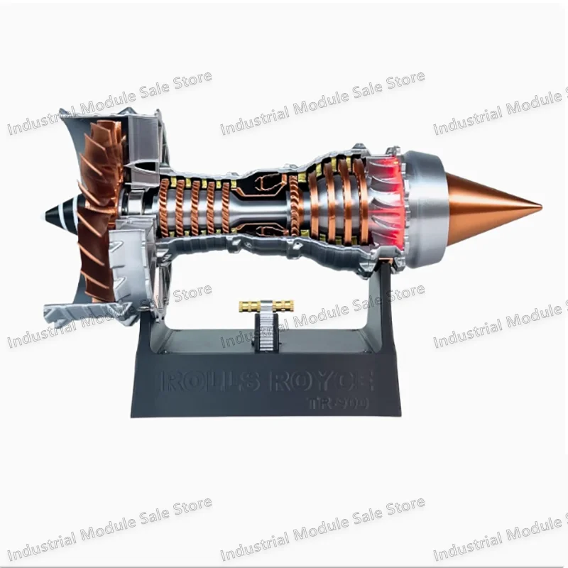 

A380Trent 900 Engine 1/16 Turbofan Blade Aircraft Engine Electric Model Ornament Gift Finished Product/DIY Kit