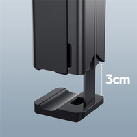 T31C-Ulanzi SK-20 Travel Phone Holder Foldable Tripod With Phone Clip & Bottom Clamp For Multi-Angle Desktop Overhead Shot
