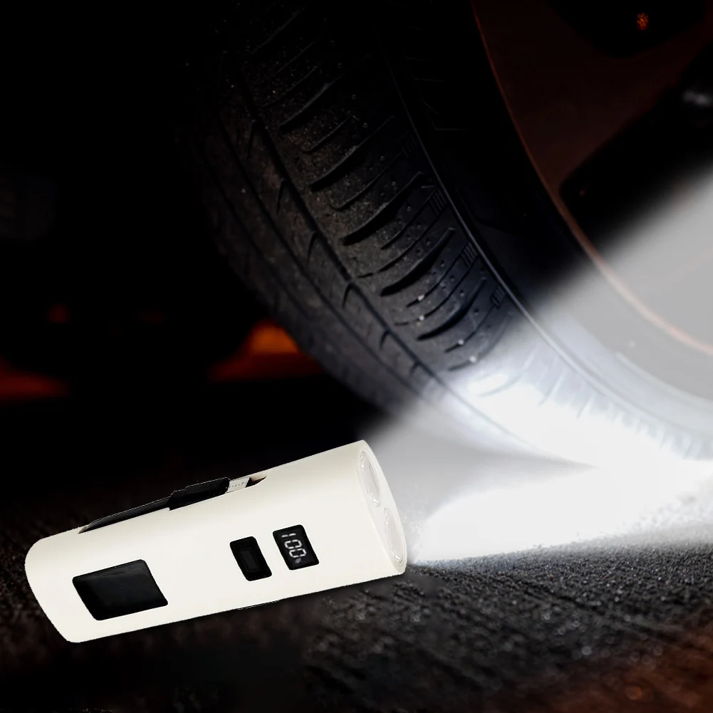 Luce per bici a LED Ricarica USB Torcia super luminosa Display di alimentazione Luce di emergenza a LED per uso in campeggio all'aperto