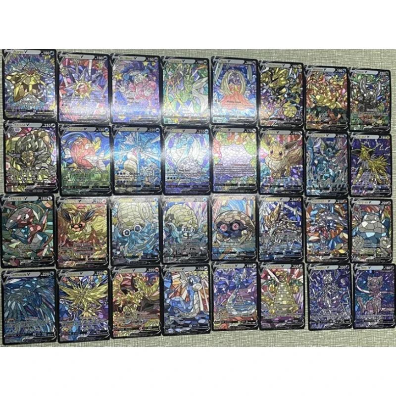 Anime PTCG Peripheral Series 150PCS Pet Collection Card Children\'s Hobbies Toys Christmas and Birthday Gifts